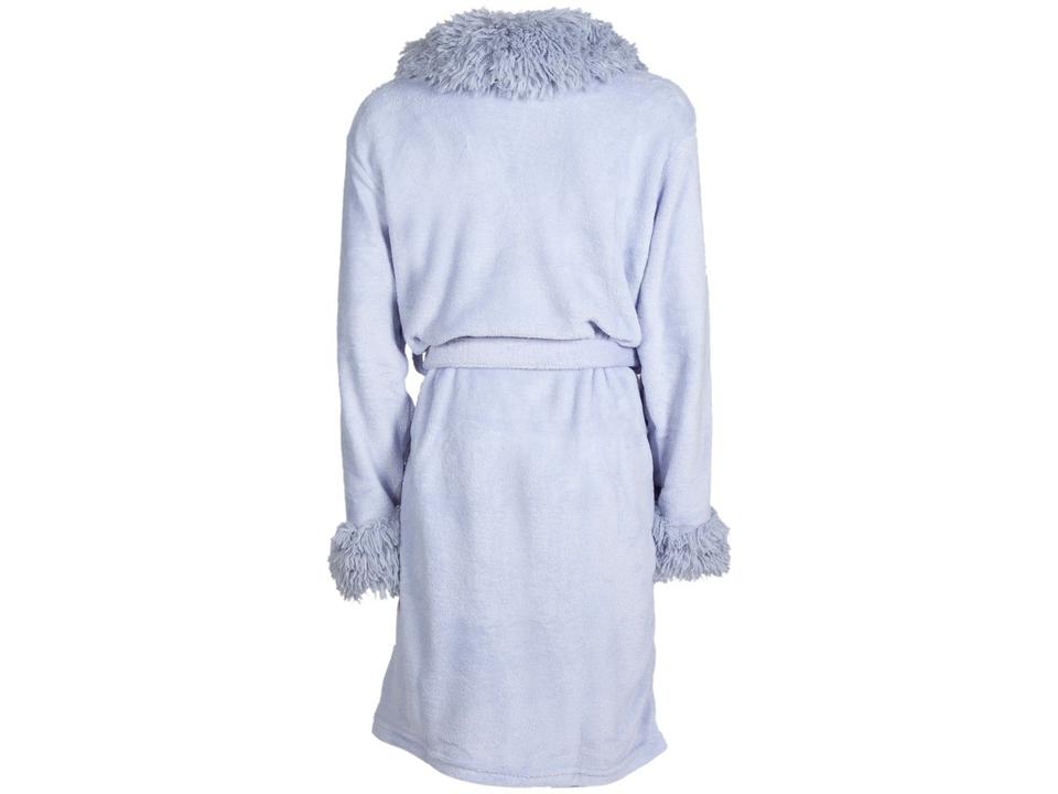 Roupão de Inverno Infantil Atlântica Kids Feminino de Microfibra Hortência - 2