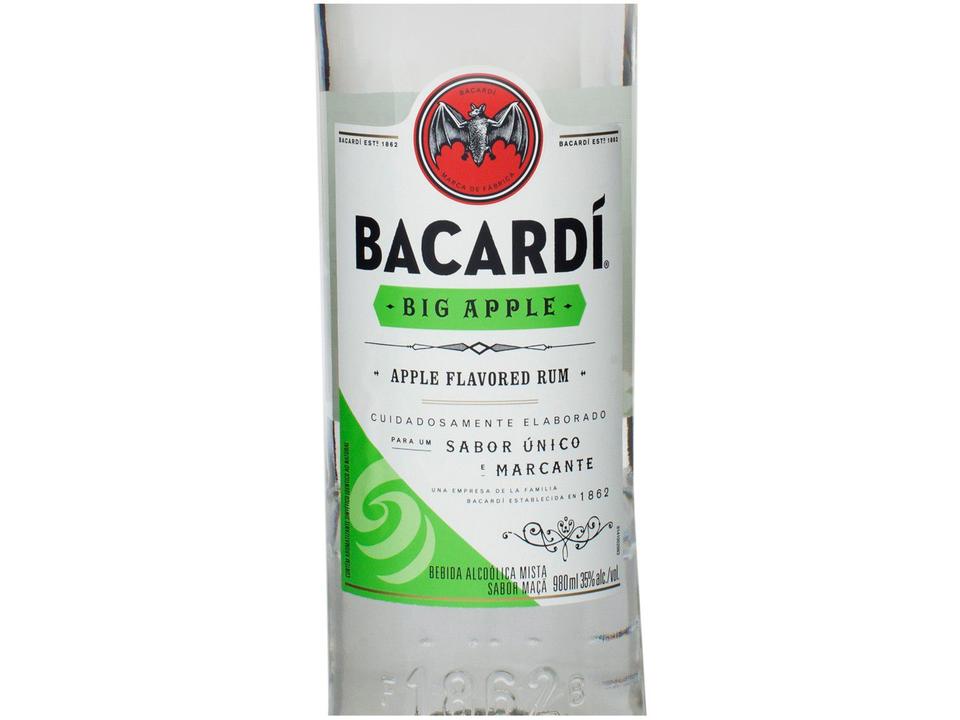 Rum Bacardi Big Apple Maçã 980ml - 3