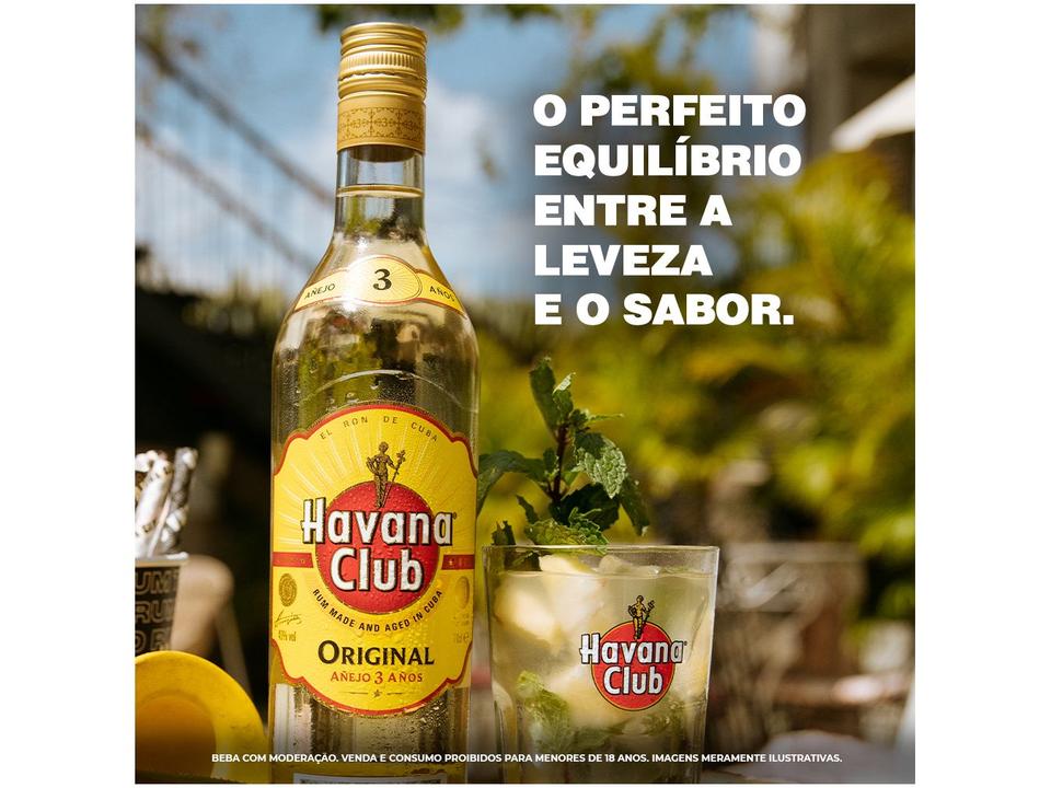 Rum Havana Club Branco Premium 3 anos 700ml Original - 3