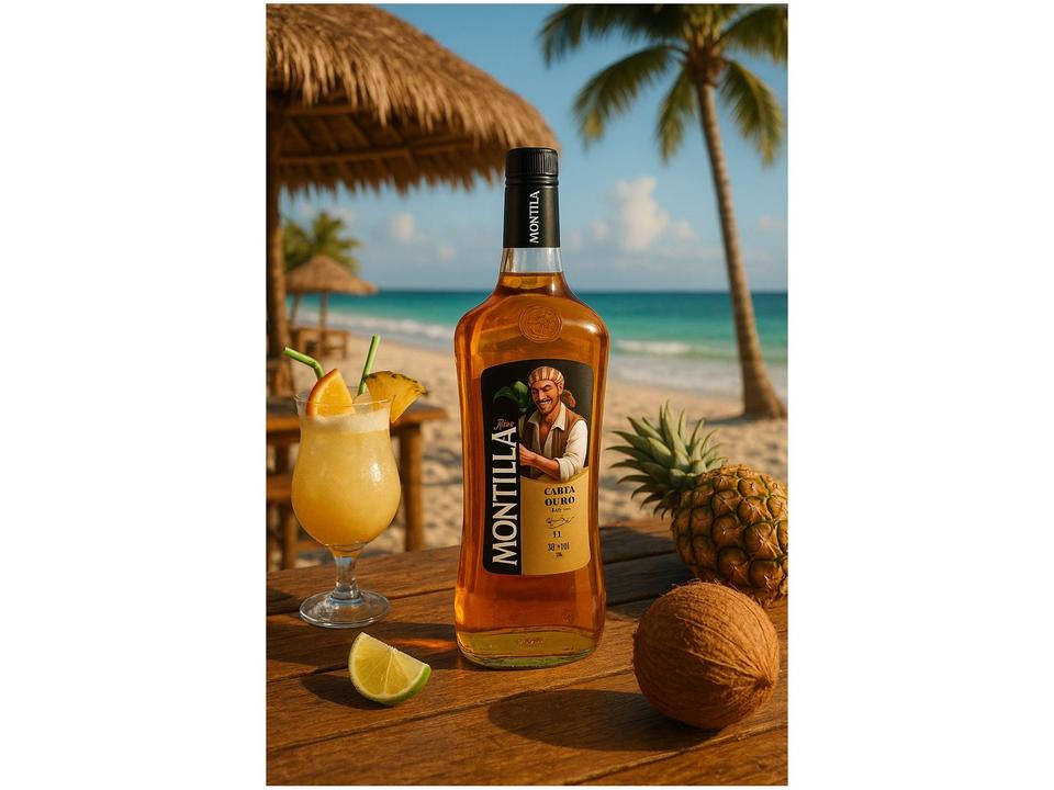 Rum Montilla Ouro 1L Carta Ouro - 2