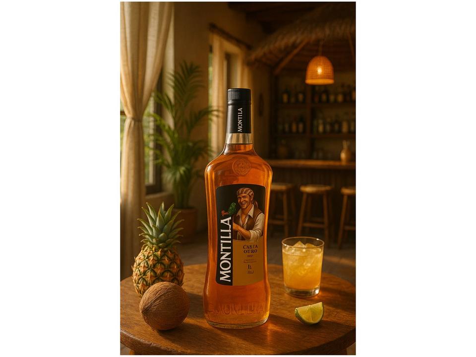 Rum Montilla Ouro 1L Carta Ouro - 3