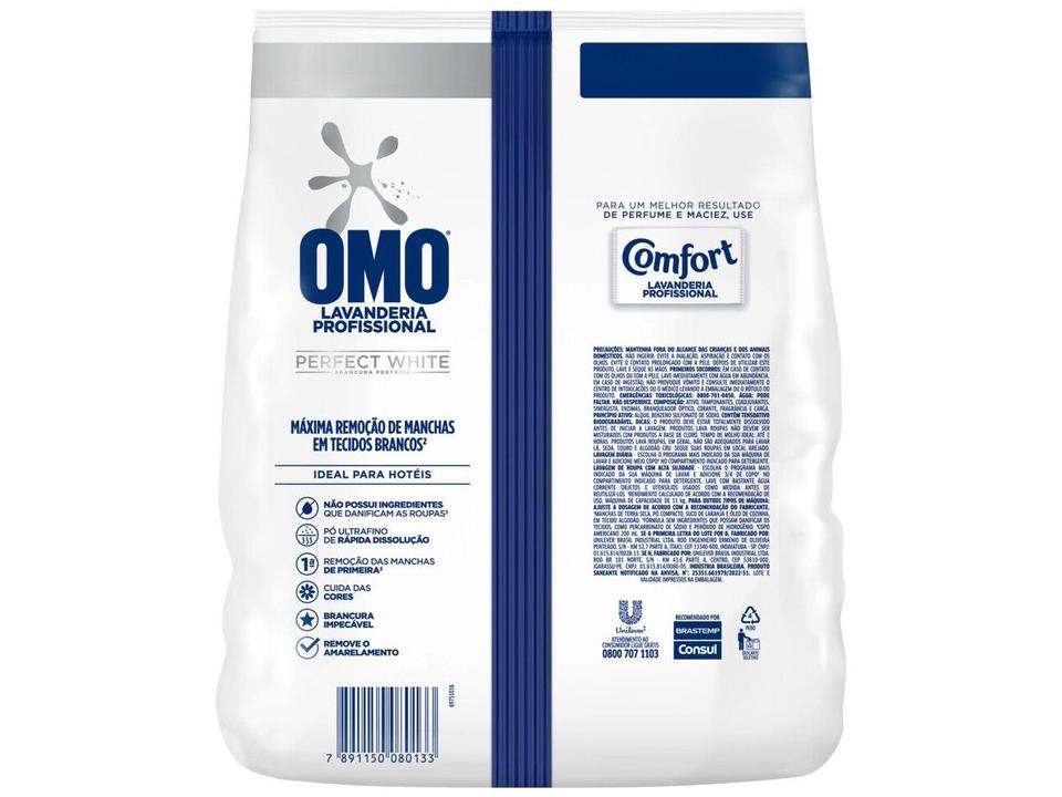 Sabão em Pó Concentrado Omo Lavanderia Perfect White Profissional - 2