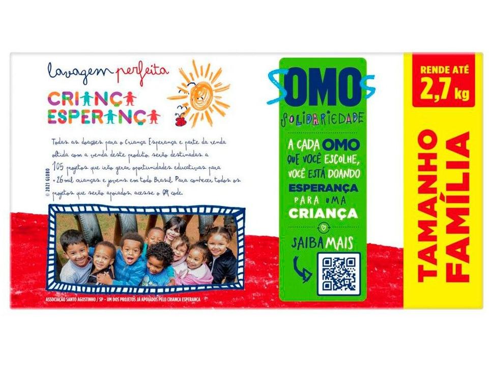 Sabão em Pó Omo Lavagem Perfeita Tamanho Família 2,2kg - 9