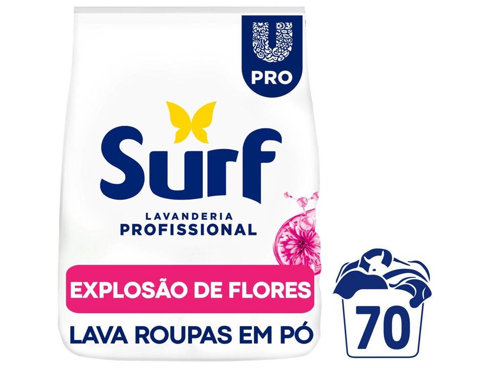Sabão em Pó Surf Explosão de Flores Concentrado Profissional 5,6kg - 1