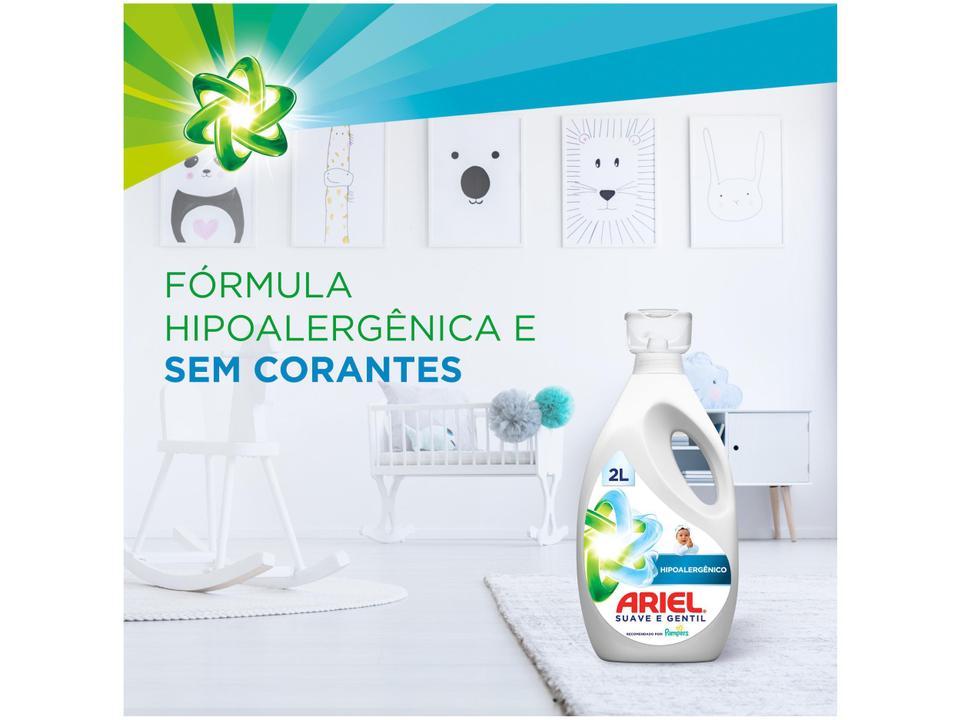 Sabão Líquido Ariel Suave e Gentil 2L - 5