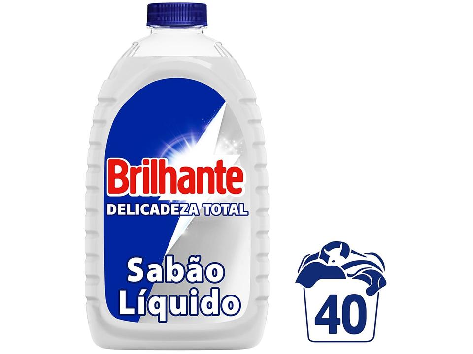Sabão Líquido Brilhante Delicadeza Total Coco 3L - 1