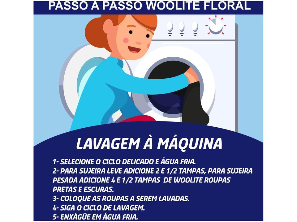 Sabão Líquido Lava Roupas Roupas Escuras Floral 450ml - 6