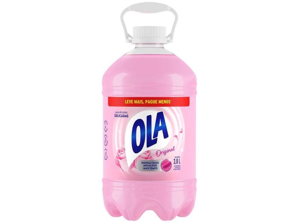 Sabão Líquido Ola Original para Roupas Finas e Delicadas 3,8L - 8