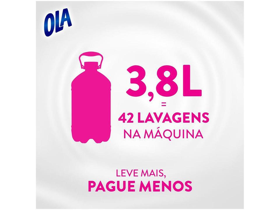 Sabão Líquido Ola Original para Roupas Finas e Delicadas 3,8L - 2