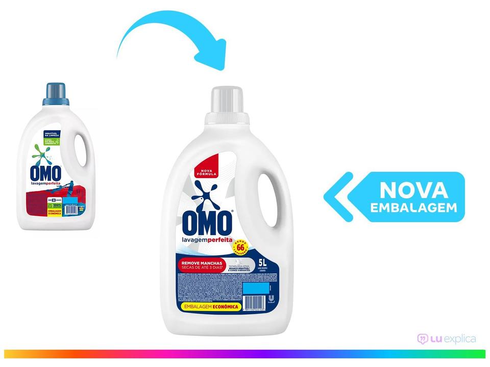 Sabão Líquido Omo Lavagem Perfeita 5L - 9