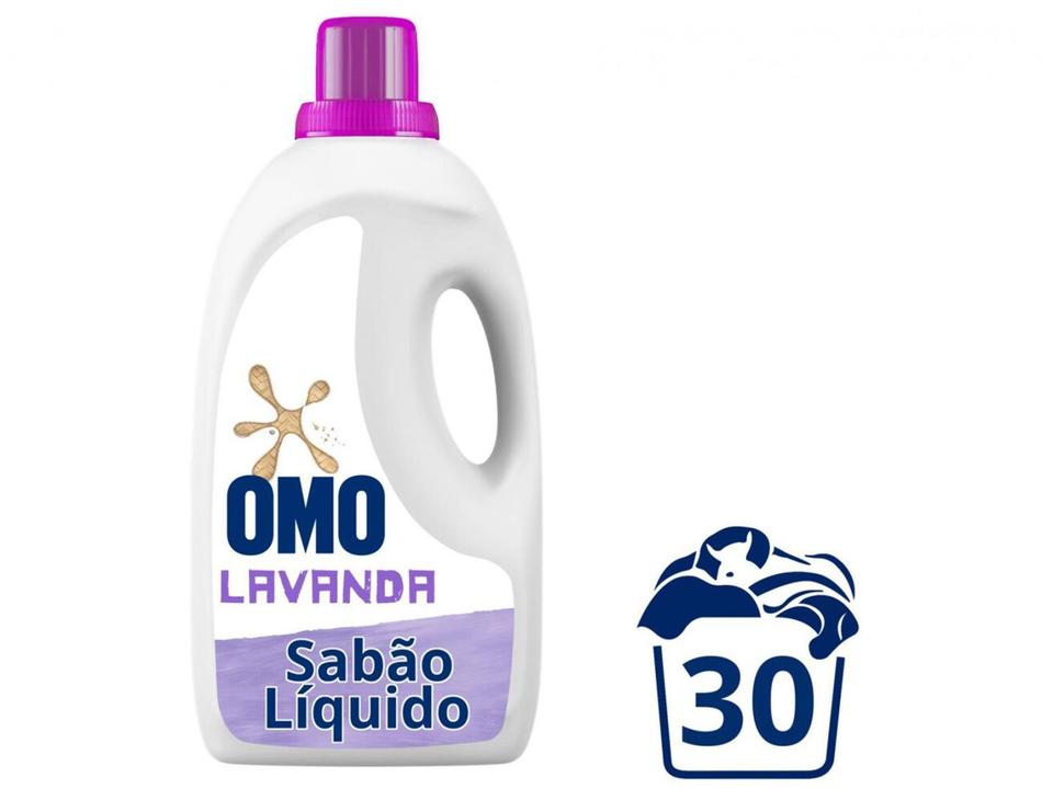 Sabão Líquido Omo Lavagem Perfeita Lavanda 3L - 1