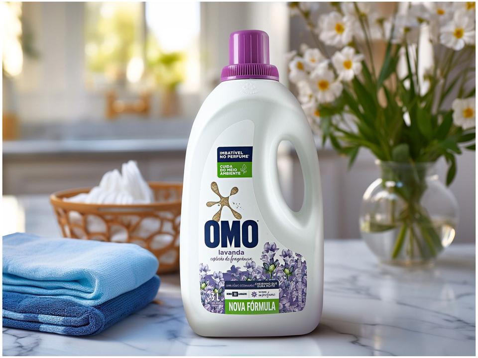 Sabão Líquido Omo Lavagem Perfeita Lavanda 3L - 3