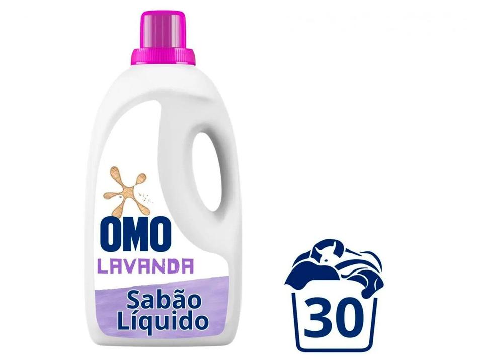 Sabão Líquido Omo Lavagem Perfeita Lavanda 3L - 1