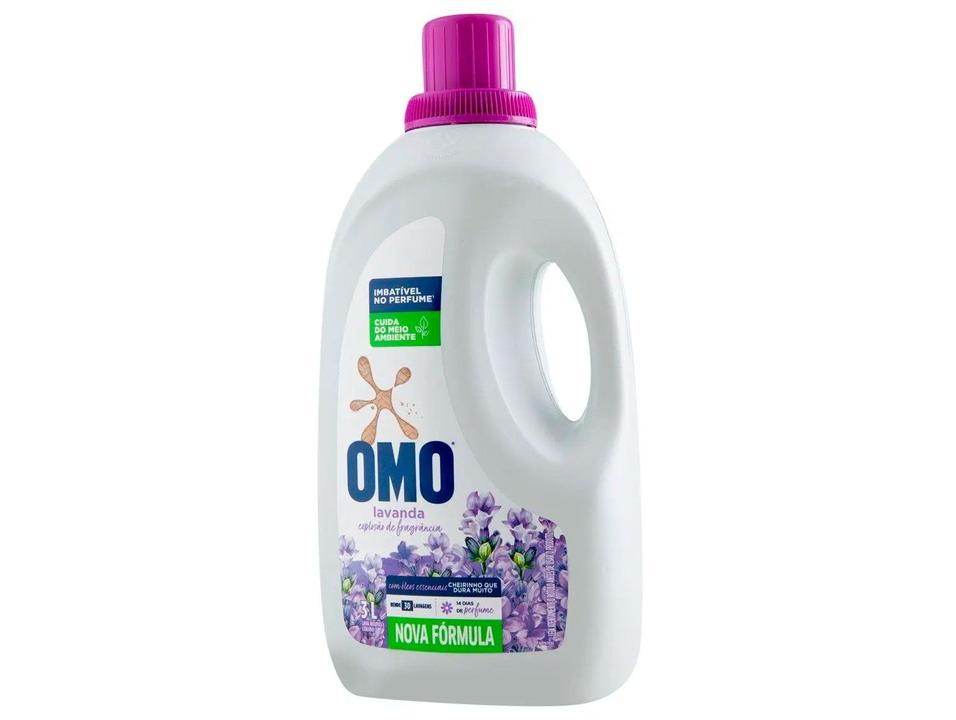 Sabão Líquido Omo Lavagem Perfeita Lavanda 3L - 9