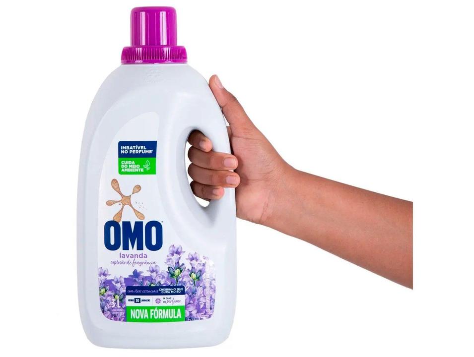 Sabão Líquido Omo Lavagem Perfeita Lavanda 3L - 7