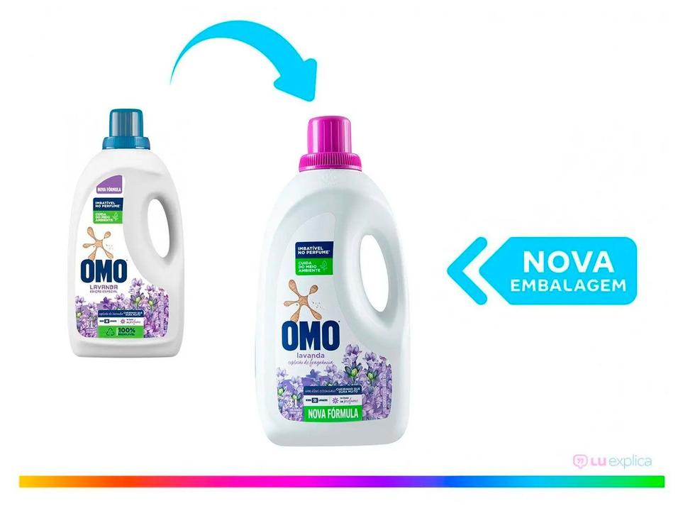 Sabão Líquido Omo Lavagem Perfeita Lavanda 3L - 2