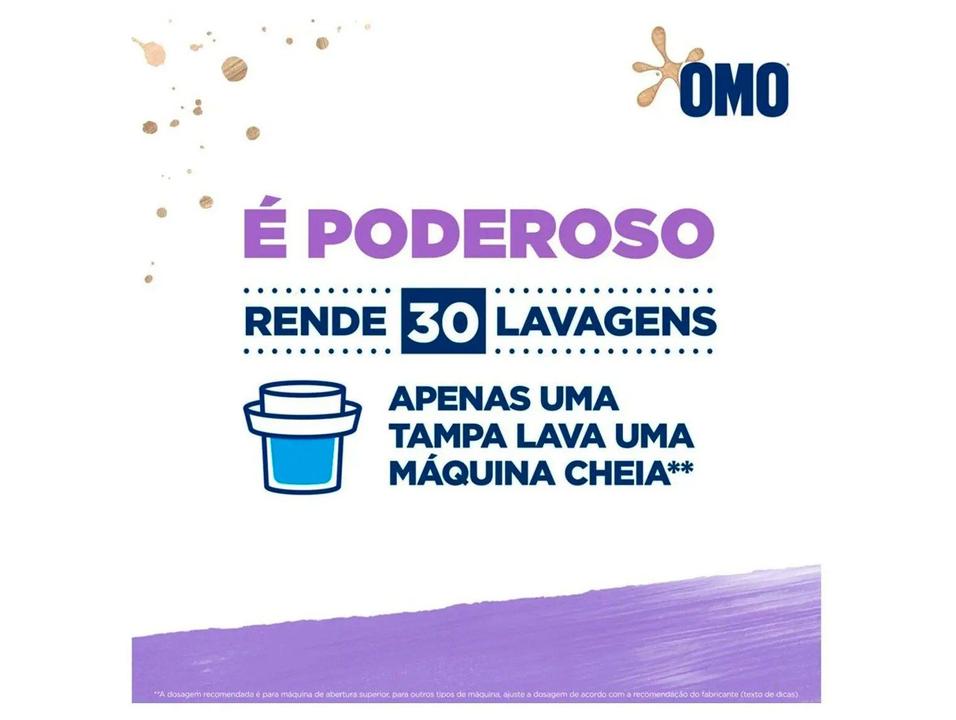 Sabão Líquido Omo Lavagem Perfeita Lavanda 3L - 3