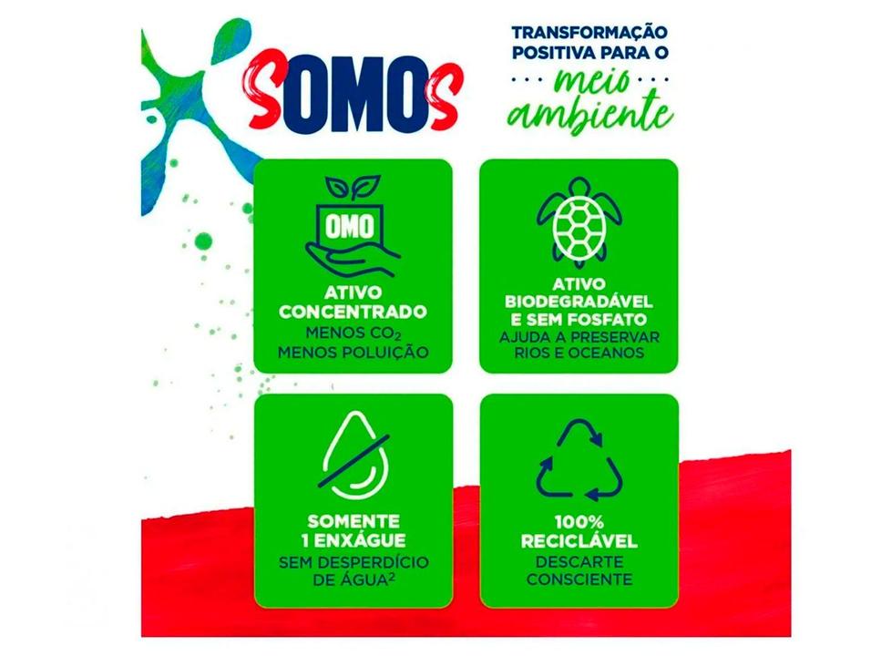 Sabão Líquido Omo Lavagem Perfeita Original 3L - 4