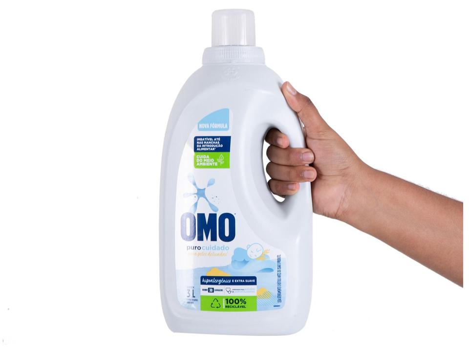 Sabão Líquido Omo Puro Cuidado 3L - 5