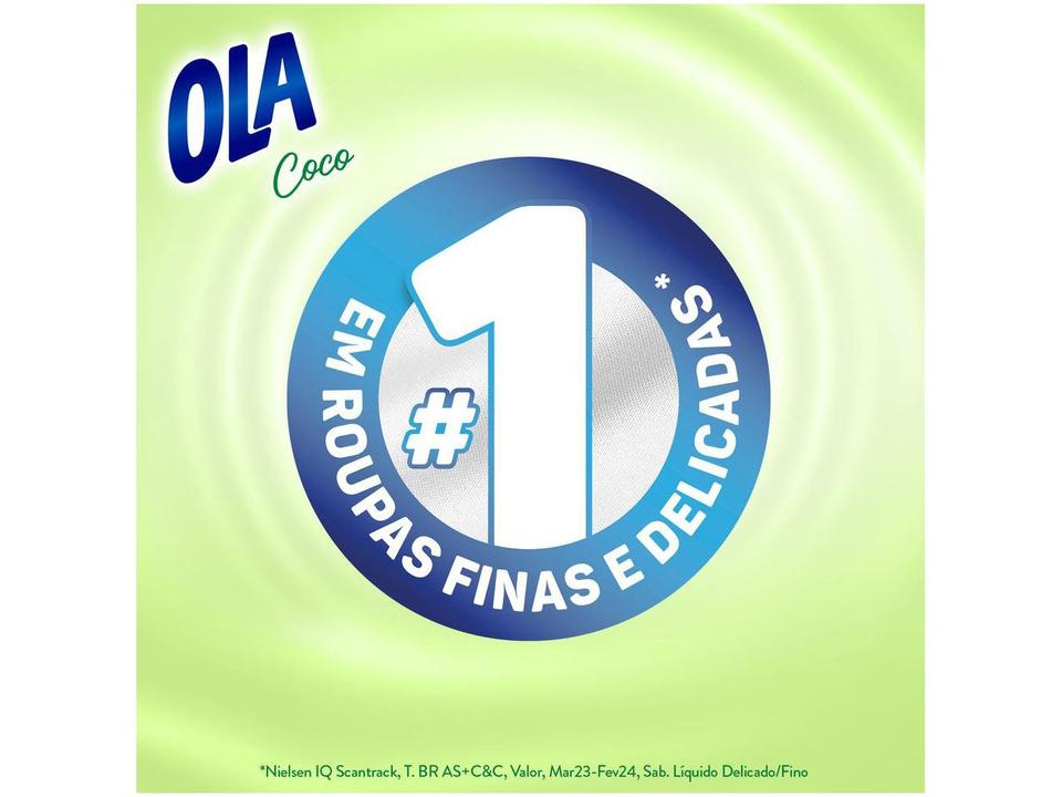 Sabão Liquido Para Roupas Delicadas Ola Coco 3.8L - 2