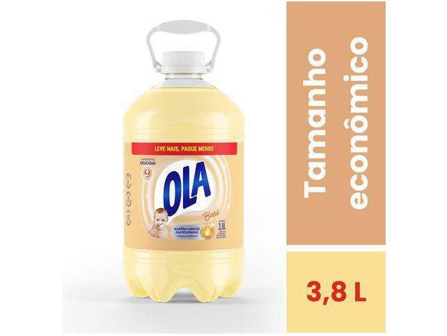 Sabão Líquido Para Roupas Finas e Delicadas Ola Bebê 3,8L - 1