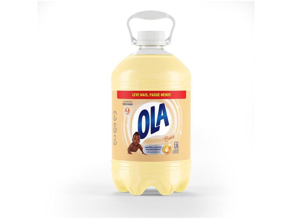 Sabão Líquido Para Roupas Finas e Delicadas Ola Bebê 3,8L - 2