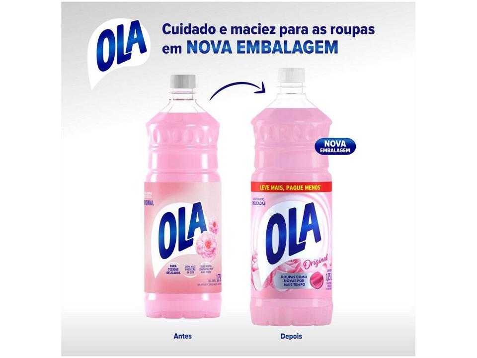 Sabão Líquido Roupas Finas e Delicadas Ola Original 1,75L - 1