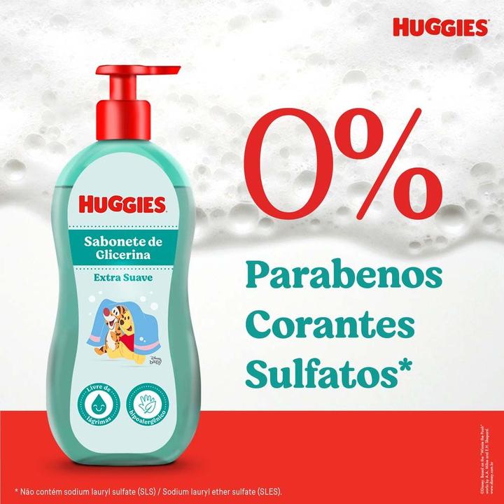 Sabonete Líquido Huggies Extra Suave 600ml - 3