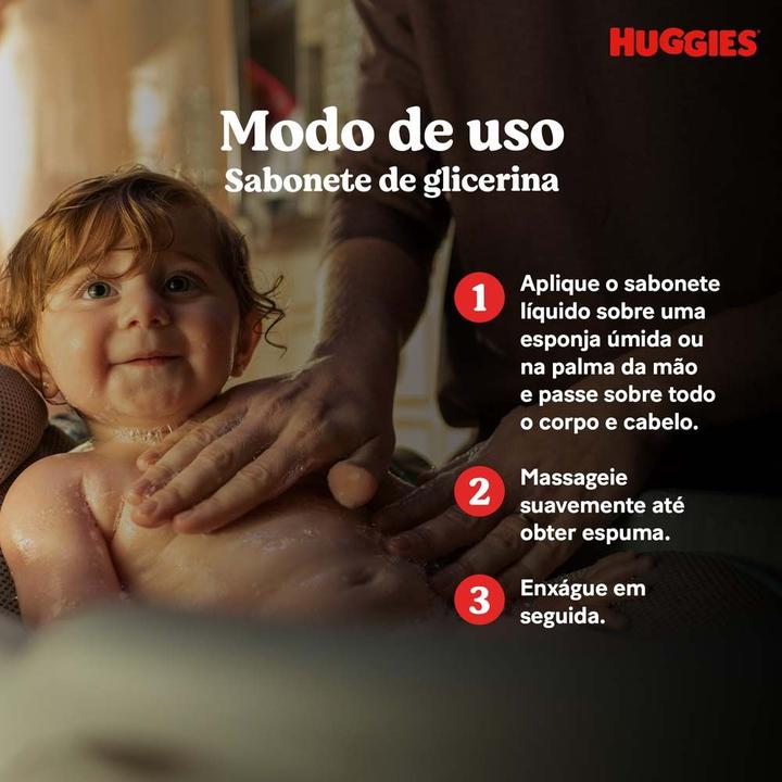 Sabonete Líquido Huggies Extra Suave 600ml - 6