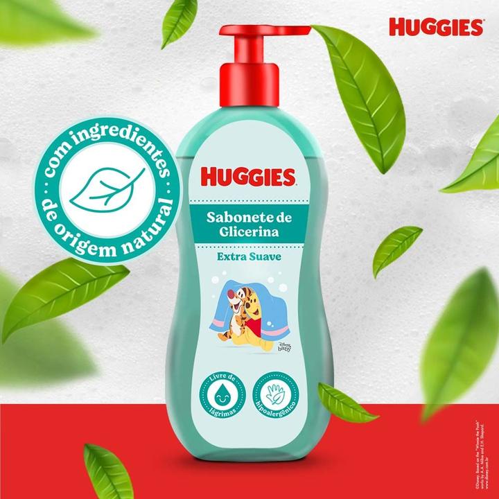Sabonete Líquido Huggies Extra Suave 600ml - 1