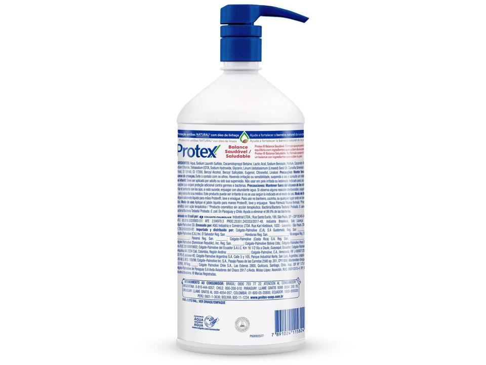 Sabonete Líquido para as Mãos Protex Balance - Antibacteriano 1L - 3