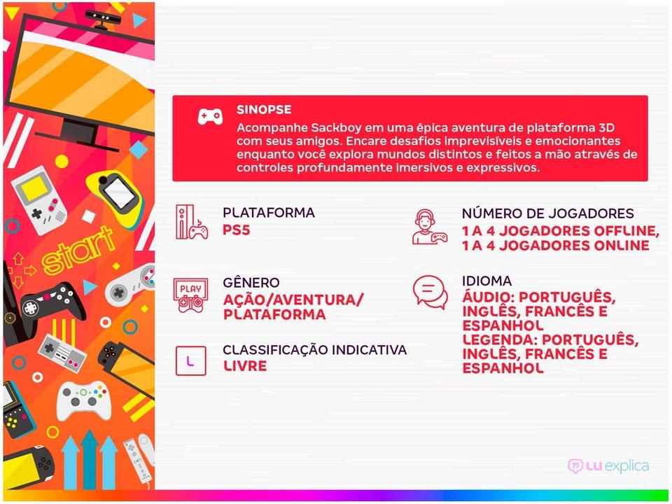 Sackboy: Uma Grande Aventura para PS5 Sumo - 1