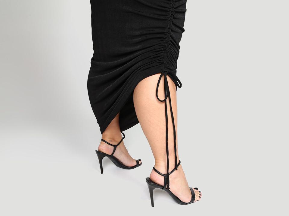 Saia Lápis Longa Vista Magalu x Letticia Munniz Ajuste Lateral - 2