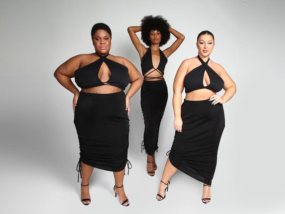 Saia Lápis Longa Vista Magalu x Letticia Munniz Ajuste Lateral - 3