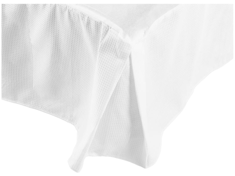 Saia para Cama Box Solteiro Premium Piquet 90x190cm Artex - 4