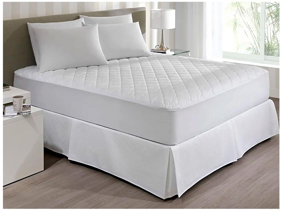 Saia para Cama Box Solteiro Premium Piquet 90x190cm Artex - 5