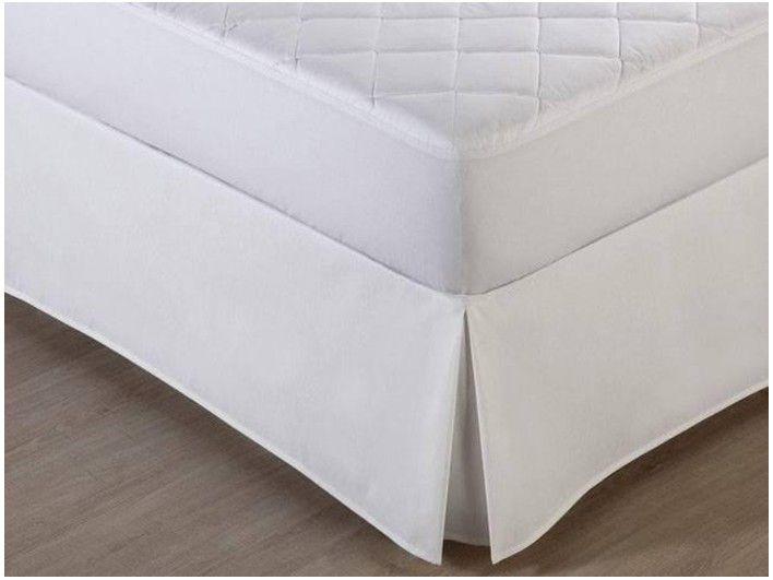 Saia para Cama Solteiro Prata - 1