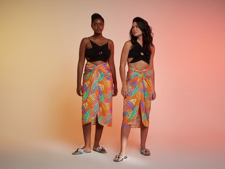 Saia Vista Magalu x Flora Yumi Pareo Fenda - 3