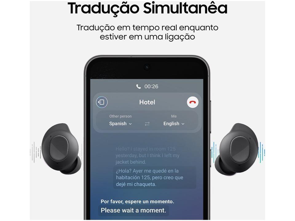 Samsung Galaxy Buds FE Fone de Ouvido Sem Fio Branco - 5