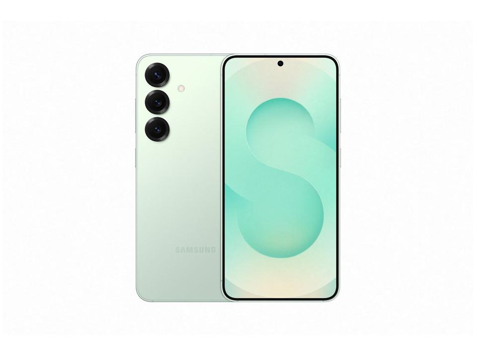 Samsung Galaxy S25 5G 256GB Galaxy AI Verde 6,2" 12GB RAM Câm. Tripla 50+12+10MP Bateria 4000mAh Dual Chip - 12
