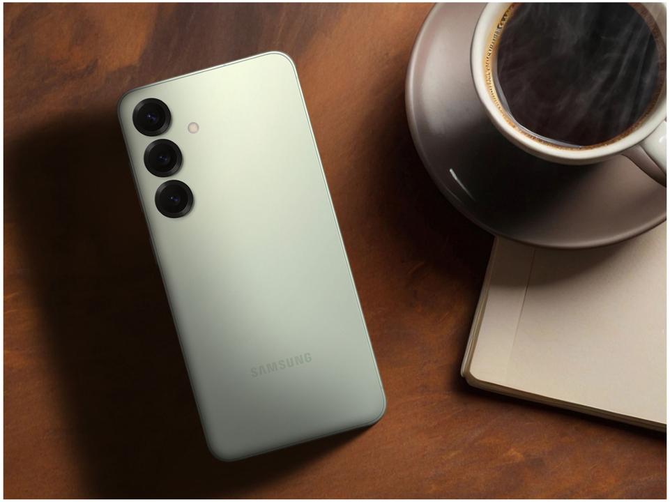 Samsung Galaxy S25 5G 256GB Galaxy AI Verde 6,2" 12GB RAM Câm. Tripla 50+12+10MP Bateria 4000mAh Dual Chip - 8