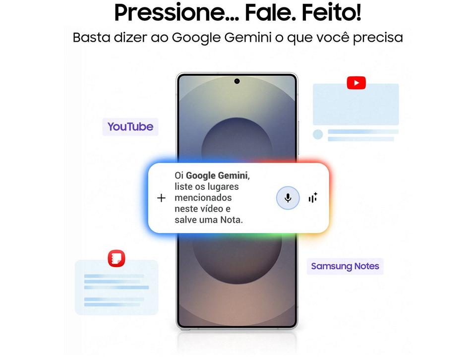 Samsung Galaxy S25 Ultra 5G 256GB Galaxy AI Titânio Azul 6,9" 12GB RAM Câm. Quádrupla 200+50+10+50MP Bateria 5000mAh Dual Chip - 1