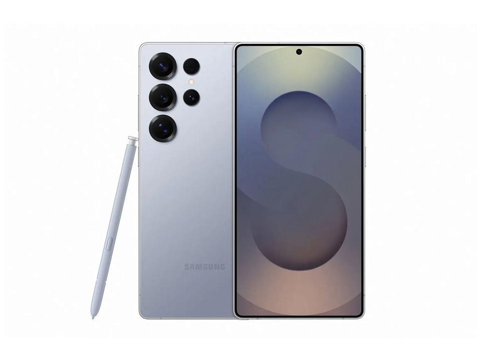 Samsung Galaxy S25 Ultra 5G 256GB Galaxy AI Titânio Azul 6,9" 12GB RAM Câm. Quádrupla 200+50+10+50MP Bateria 5000mAh Dual Chip - 18