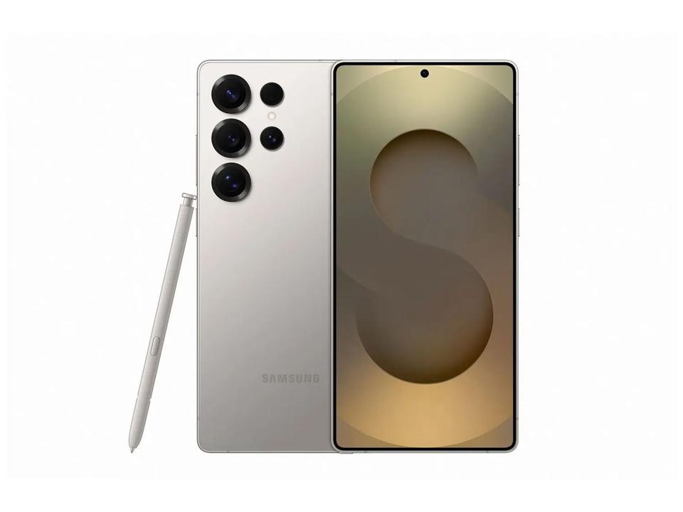 Samsung Galaxy S25 Ultra 5G 256GB Galaxy AI Titânio Cinza 6,9" 12GB RAM Câm. Quádrupla 200+50+10+50MP Bateria 5000mAh Dual Chip - 18