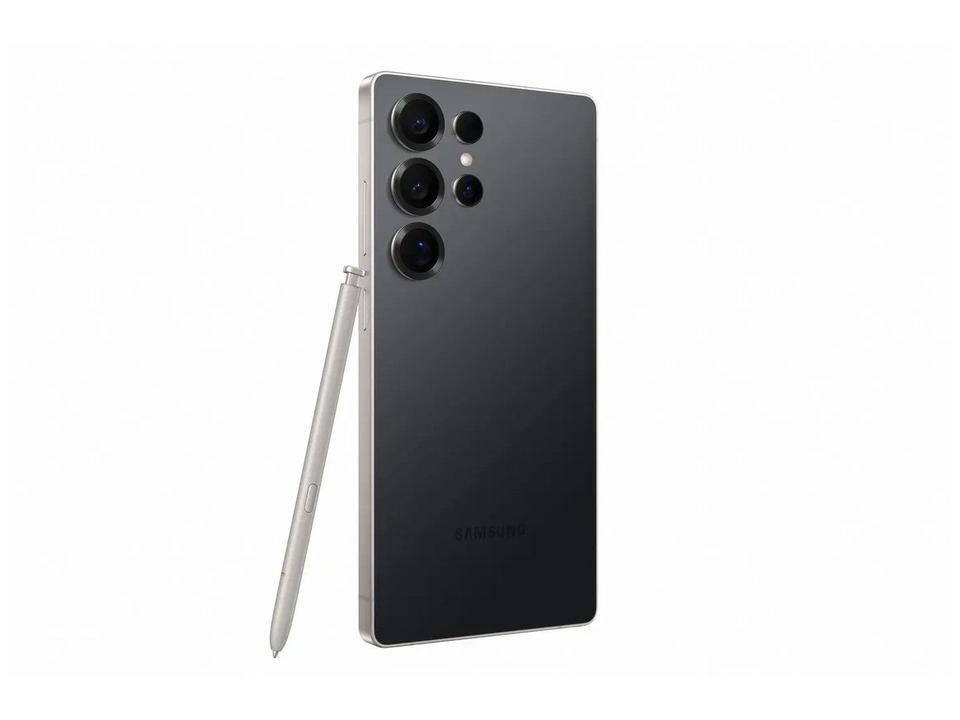 Samsung Galaxy S25 Ultra 5G 256GB Galaxy AI Titânio Preto 6,9" 12GB RAM Câm. Quádrupla 200+50+10+50MP Bateria 5000mAh Dual Chip - 14