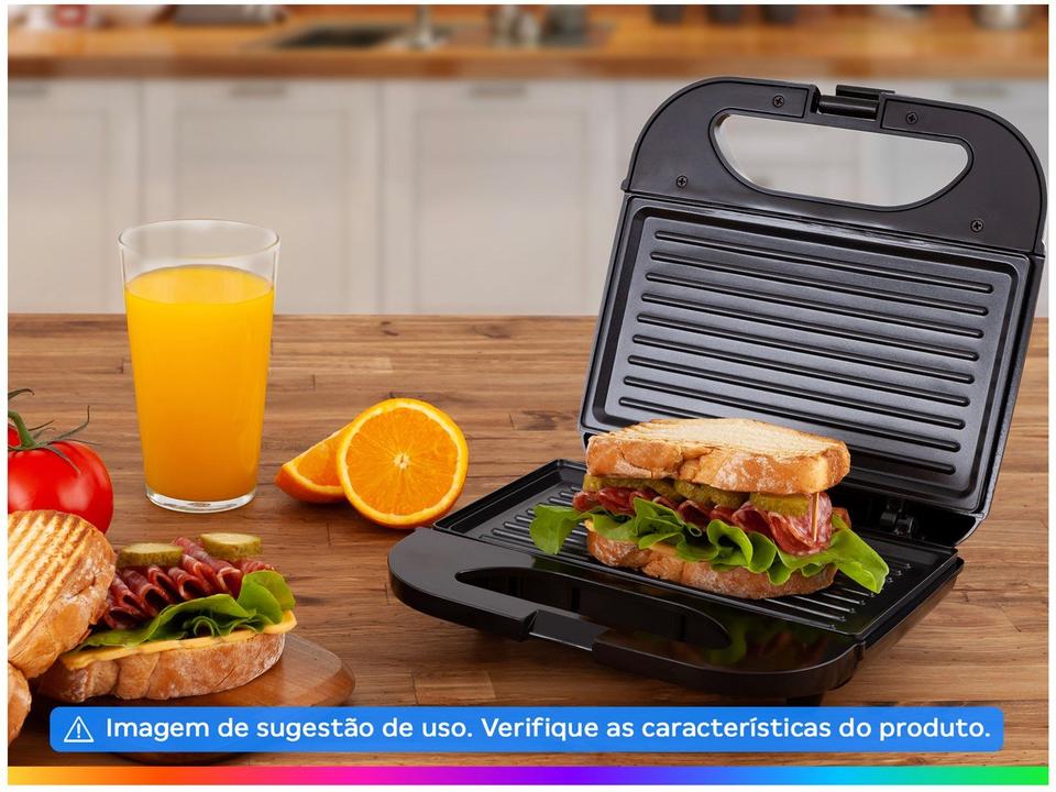 Sanduicheira Amvox AMS 370 Preta 750W - 1