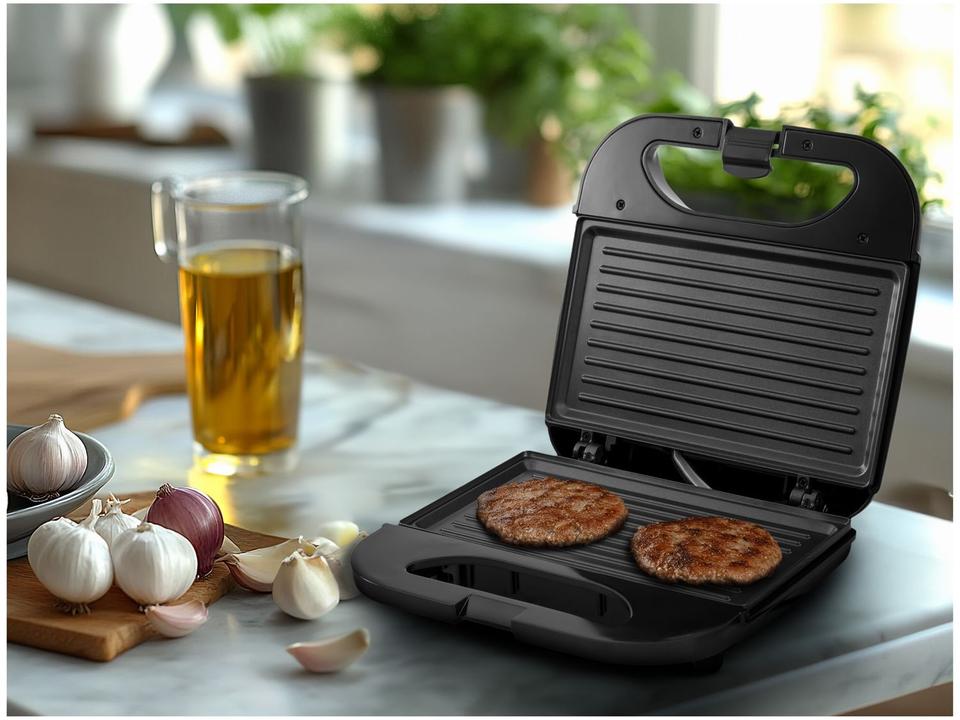 Sanduicheira Amvox AMS 500 Preta 750W - 1