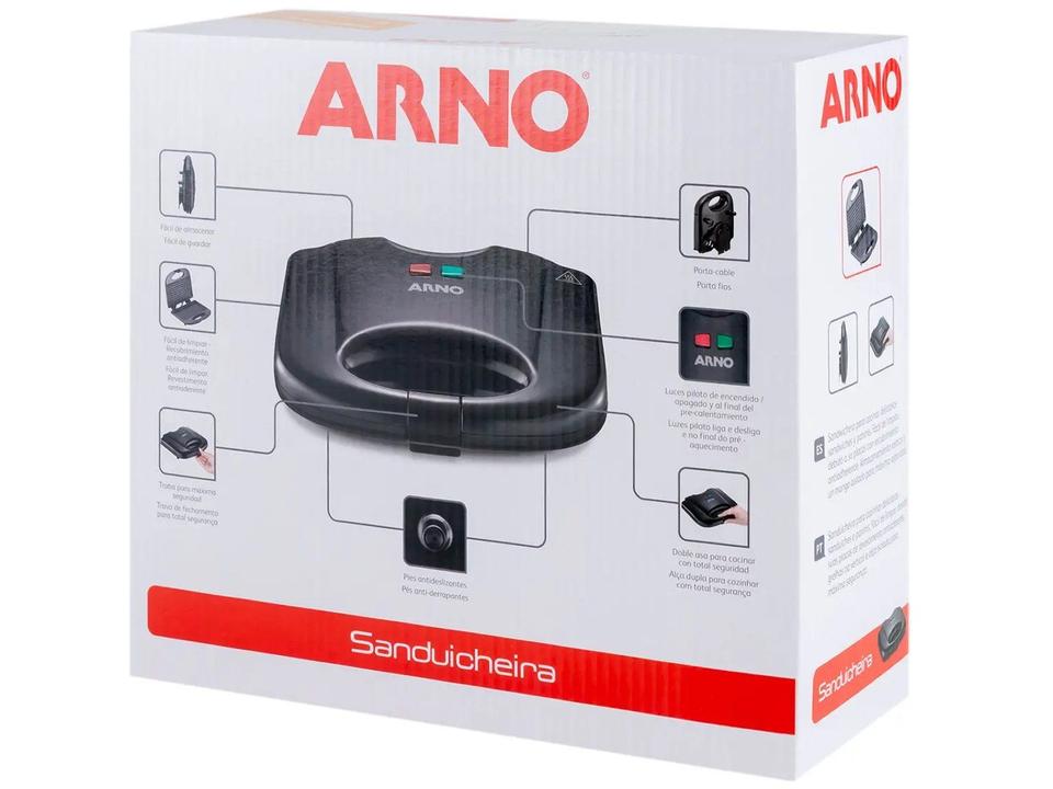 Sanduicheira Arno Compacta com Placa Antiaderente - 11