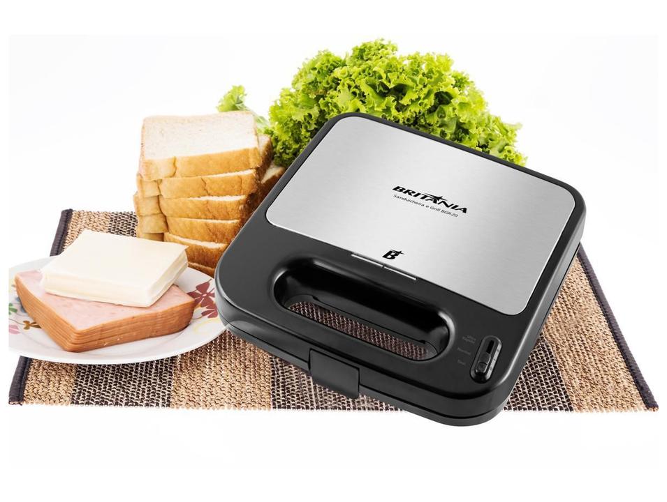 Sanduicheira Britânia BGR20 1500W Preta 66701196 - 2