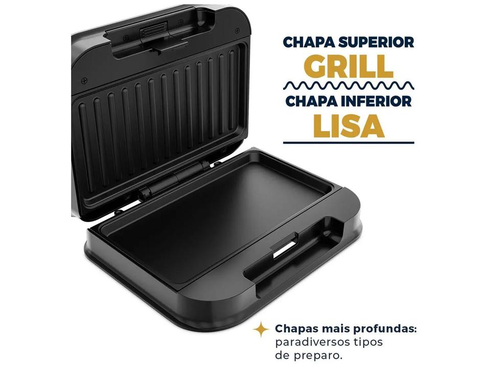 Sanduicheira Britânia BGR25B 750W Preta 66701206 - 2